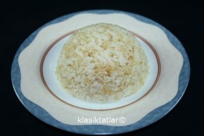 bulgurlu pirinç pilavı