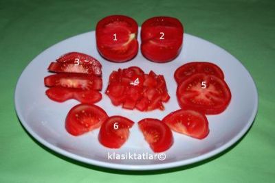 domates nasıl doğranır