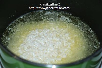 salma pilav pirinç su
