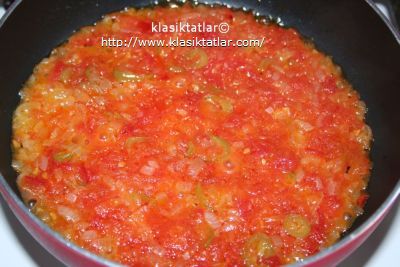 menemen domates pişmiş