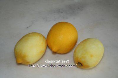 rendelenmiş limon kabuğu