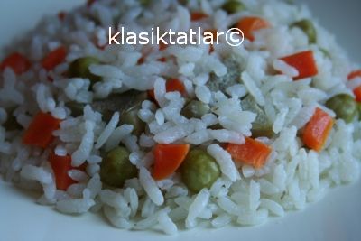 sebzeli pirinç pilavı