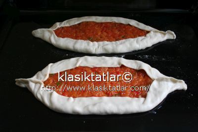 tavuklu açık pide