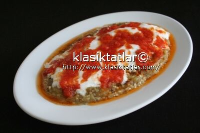 yoğurtlu közlenmiş patlıcan salatası