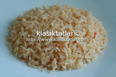 soslu pirinç pilavı