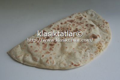 yumurtalı gözleme pişmiş