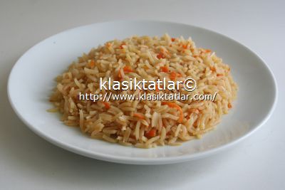 havuçlu pirinç pilavı