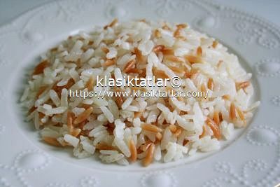 arpa şehriyeli pirinç pilavı
